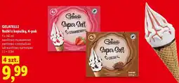 Lidl GELATELLI Rożki z kopułką, 4-pak oferta