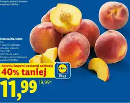 Lidl Brzoskwinie, luzem oferta