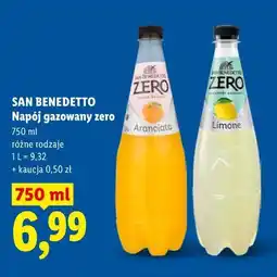 Lidl Napój gazowany zero SAN BENEDETTO oferta