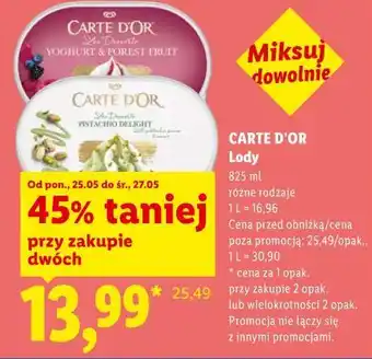Lidl Lody Carte D'OR oferta