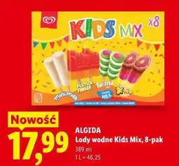 Lidl Lody wodne Kids Mix, 8-pak oferta