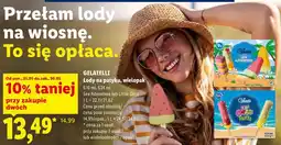 Lidl GELATELLI Lody na patyku, wielopak oferta