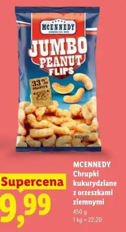 Lidl MCENNEDY Chrupki kukurydziane z orzeszkami ziemnymi oferta