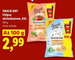 Lidl SNACK DAY Chipsy wielozbożowe, XXL oferta