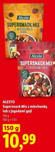 Lidl Alesto Supersnack Mix z miechunką lub z jagodami goji oferta