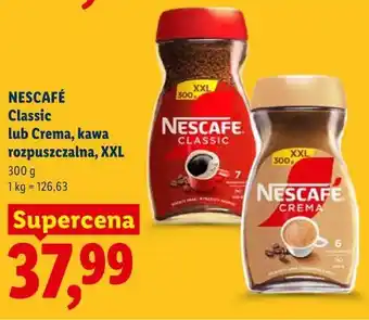 Lidl NESCAFÉ Classic lub Crema, kawa rozpuszczalna, XXL oferta