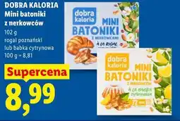 Lidl DOBRA KALORIA Mini batoniki z nerkowców oferta
