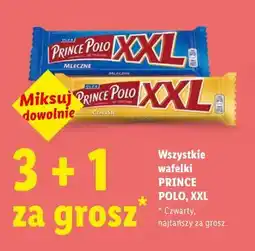 Lidl Wszystkie wafelki PRINCE POLO, XXL oferta