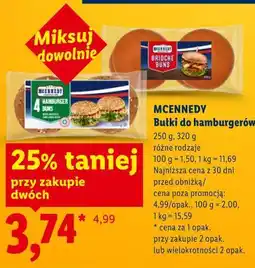 Lidl Bułki do hamburgerów oferta