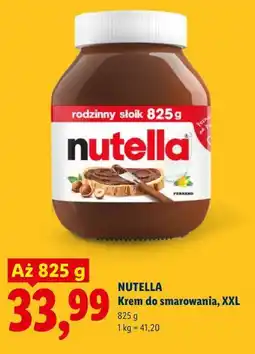 Lidl NUTELLA Krem do smarowania, XXL oferta