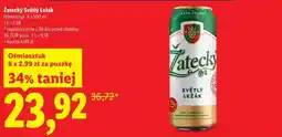 Lidl Žatecký Světlý Ležák oferta