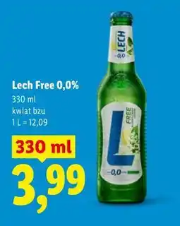 Lidl Lech Free 0,0% 330 ml kwiat bzu oferta