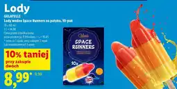 Lidl Lody wodne Space Runners na patyku, 10-pak oferta