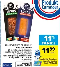 Carrefour Carrefour Łosoś atlantycki wędzony na gorąco oferta