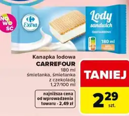 Carrefour Carrefour Lody sandwich Kanapka lodowa oferta