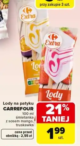 Carrefour Carrefour Lody na patyku oferta