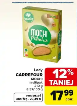 Carrefour Carrefour Sensation Lody mochi Pistachio oferta