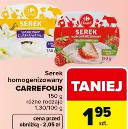 Carrefour Carrefour Serek homogenizowany oferta