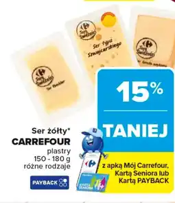 Carrefour Carrefour Ser żółty plastry oferta