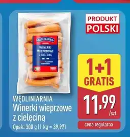ALDI Winerki wieprzowe z cielęciną Wędliniarnia oferta