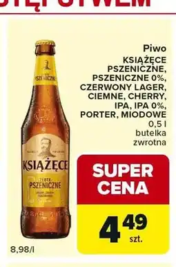 Carrefour Express Piwo bezalkoholowe Książęce Pszeniczne 0% oferta