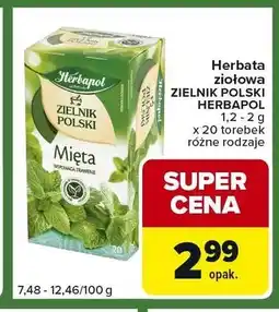 Carrefour Express Herbata ziołowa ZIELNIK POLSKI HERBAPOL oferta