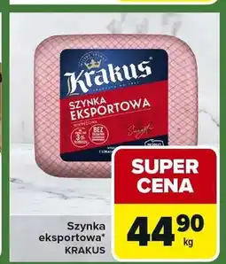 Carrefour Express Szynka eksportowa KRAKUS oferta