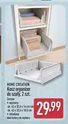 ALDI Kosz organizer do szafy HOME CREATION 2-pak oferta