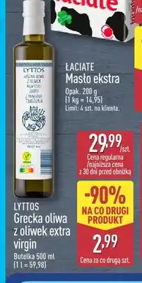 ALDI Grecka oliwa z oliwek extra virgin Lyttos oferta