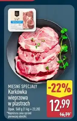 ALDI Karkówka wieprzowa w plastrach Mięsne Specjały oferta