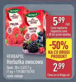 ALDI Herbatka owocowa HERBAPOL Malina oferta