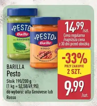 ALDI Pesto alla Genovese Barilla oferta