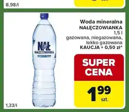 Carrefour Express Woda mineralna Nałęczowianka gazowana oferta