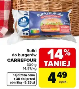 Carrefour Carrefour Bułki Burger z nasionami sezamu oferta