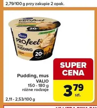 Pudding, mus Valio