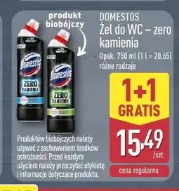 ALDI Żel do WC - zero kamienia DOMESTOS oferta