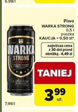 Carrefour Express Piwo Warka Strong oferta