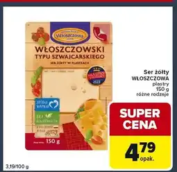 Globi Ser żółty Włoszczowski typu szwajcarskiego plastry oferta