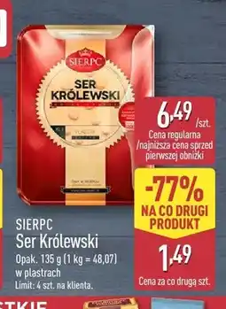 ALDI Ser Królewski w plastrach Sierpc oferta