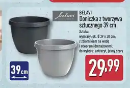 ALDI Doniczka z tworzywa sztucznego BELAVI 39cm oferta
