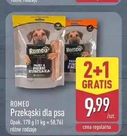 ALDI Przekąski dla psa Romeo oferta