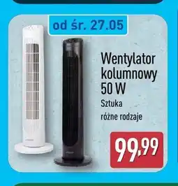 ALDI Wentylator kolumnowy 50W oferta