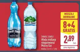 ALDI Woda źródlana Żywiec Zdrój Mocny Gaz oferta
