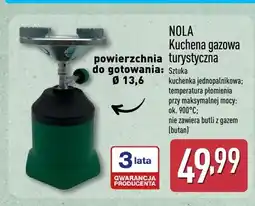 ALDI Kuchenka gazowa turystyczna NOLA oferta