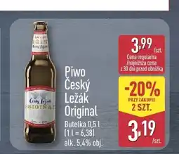 ALDI Piwo Český Ležák Original oferta