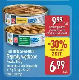 ALDI Szproty wędzone Golden Seafood oferta