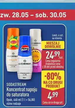 ALDI Koncentrat napoju do saturatora SODASTREAM Lipton oferta