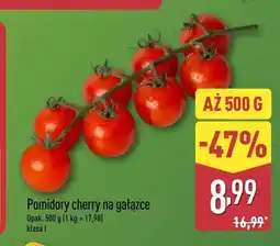 ALDI Pomidory cherry na gałązce klasa I oferta