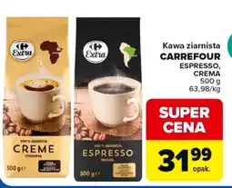 Carrefour Carrefour Kawa ziarnista espresso, crema oferta