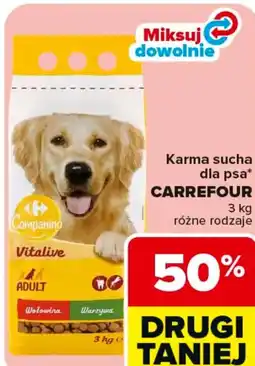 Carrefour Carrefour Companino Vitalive Karma sucha dla psa oferta